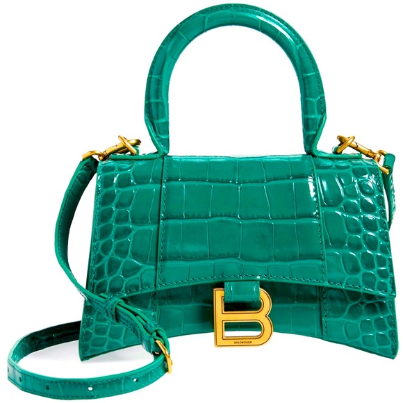 Balenciaga Handbags - NEW🔥BALENCIAGA💥RARE💥XS Hourglass Leather Top Handle Bag🔥
